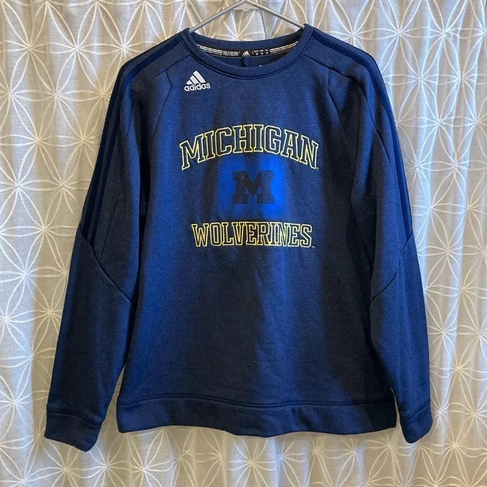 Adidas Michigan Wolverines Crewneck